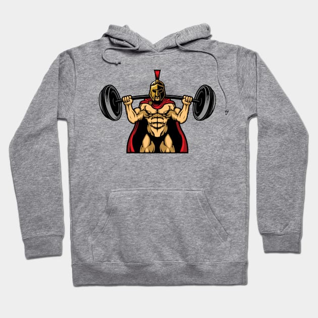 Strong gym Hoodie by 1001 Artwork